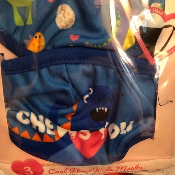 5/$13 Love Bug kids face masks New! 3 pack cool flow - Picture 15 of 16
